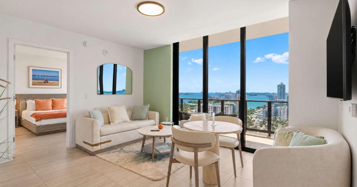 Miami Beach Penthouse Ocean & Bay Views with Balcony, Miami Beach ...