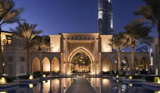 Palace Downtown hotel on the Burj Khalifa lake in Dubai
