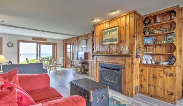 Oceanfront Gem w/ Sunroom &amp; Fireplace in Cape Cod