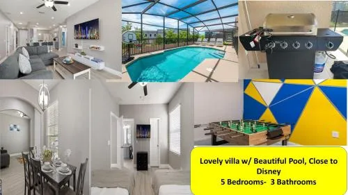 Lovely Villa Home Pool + Disney Adventure photo 2