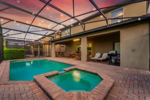 Villa w private pool & water park photo 2