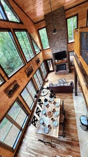 Luxe Cabin with Game Room, Hot Tub & Firepit photo 2