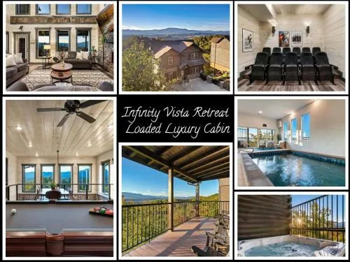 Infinity Vista Retreat - 5BR, Smoky Mountain Views Pool, HotTub photo 2