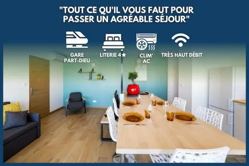 COCON - PartDieu l Parking l Climatisation by Dreamy Flat Lyon photo 2