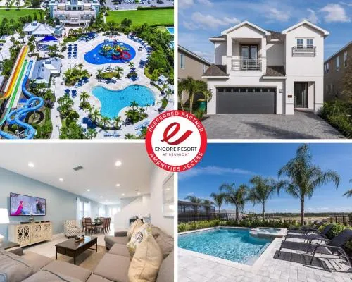 Modern Home Near Disney With Private Pool, Media Room And Waterpark & Resort Access At Encore Resorts Reunion - 7576Mr photo 2