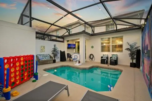 Free waterpark private heated pool near Disney photo 2