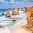 a view of the twelve apostles on the great ocean road