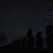 a group of people looking up at the stars
