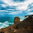 a view of the great ocean road and the twelve apostles