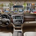một góc nhìn về buồng lái của xe acedes benz
