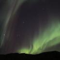 an image of the northern lights in the sky