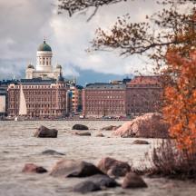a view of a city from a body of water