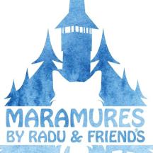 a logo for maramures by royal and friends