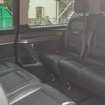 an empty seats in the back of a van
