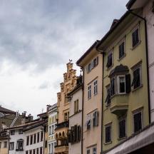 a group of buildings on a city street