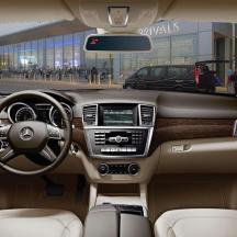 a view of the cockpit of acedes benz car