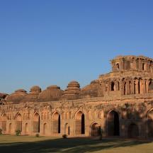 an old building with many domes on top of it