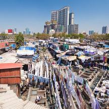 an aerial view of a market in a city