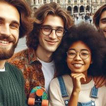un grup de persones posant per a una foto
