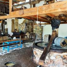 a room with a large wooden room with a large object