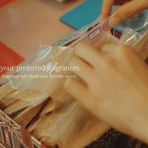 a person is reaching into a box of food