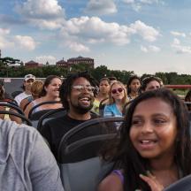 a group of people sitting in the audience