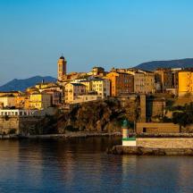 a city on the shore of a body of water