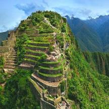 an image of the incan trail on the mountain