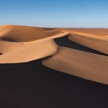a group of sand dunes in the desert