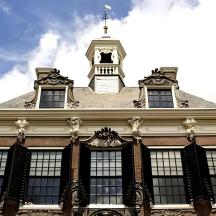 a building with a clock tower on top of it