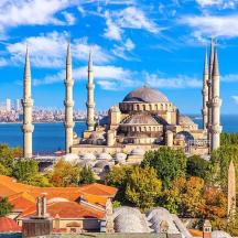 a view of theultan ahmet mosque in istanbul