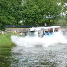 a boat in the water on a river
