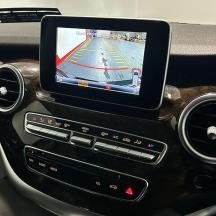 a tablet computer on the dashboard of a car