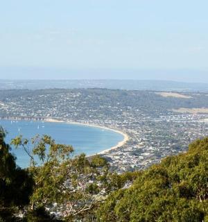 a view of a beach and a body of water