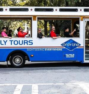 kyvadlový autobus s lidmi sedícími v okně