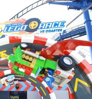 主题公园的乐高游乐设施