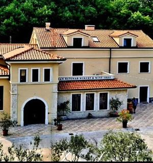 a large house with