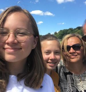 a group of people posing for a picture