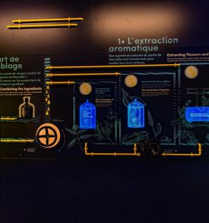 a diagram of a laboratory with a diagram of a bottle