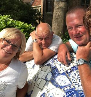 a group of people posing for a picture