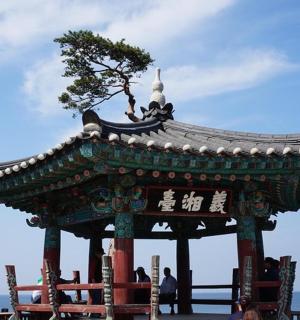 a building with a tree on top of it