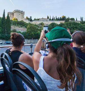 a group of people riding on a boat