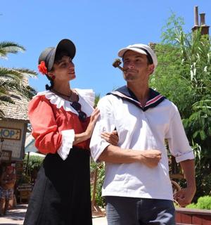 a man and a woman standing next to each other