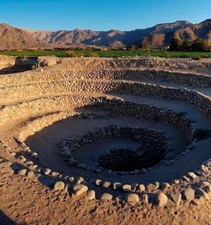 沙漠中央的沙碗