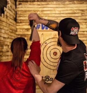 a man and a woman standing next to each other