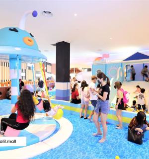 室内游乐场儿童游乐区效果图