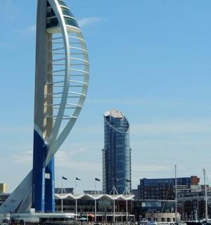 伦敦眼俯瞰城市