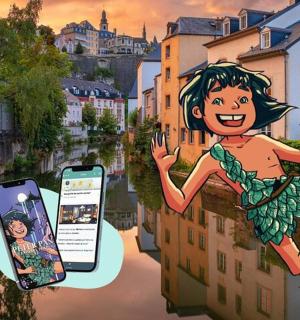 obraz ženy na zdi vedle mobilního telefonu