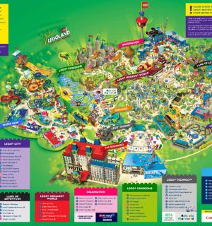 迪士尼乐园地图