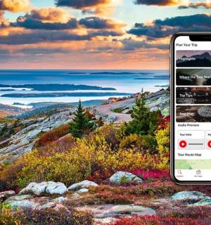 山顶上的一部手机